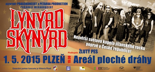 Lynyrd Skynyrd vystoupí poprvé v ČR